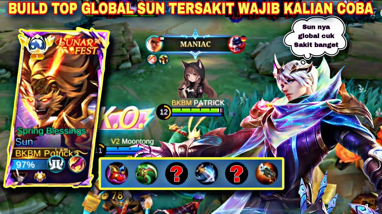 GAMEPLAY TOP GLOBAL SUN SOLO RANK 
