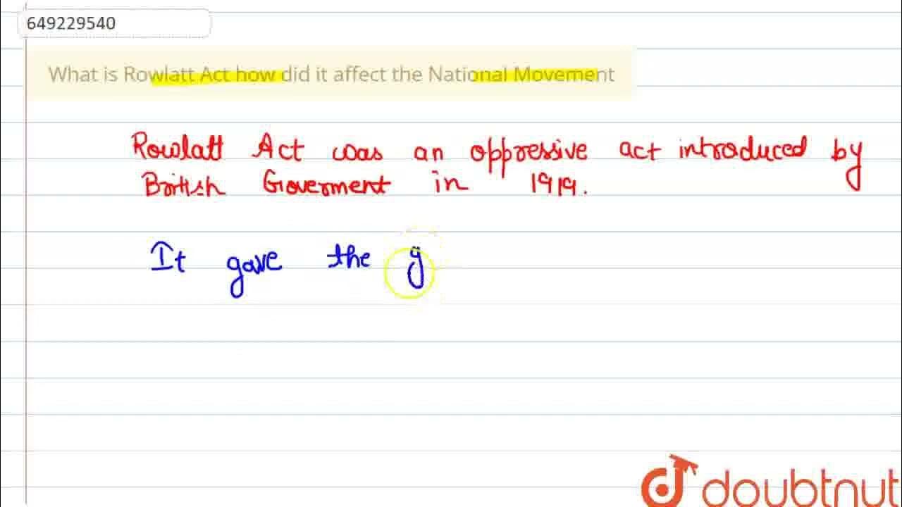 nWhat Is Rowlatt Act How Did It Affect The National Movement n CLASS nwhat-is-rowlatt-act-how-did-it-affect-the-national-movement-n-class