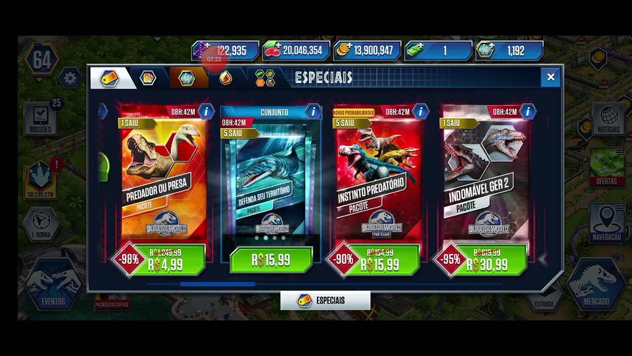 Jurassic world The game tentando fazer a indominus ep4 t1