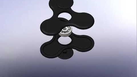 Fidget Spinner design on Solidworks