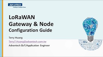 [Training] How to setup WISE-6610 LoRa gateway and Wzzard LRPv2 LoRa node quickly, Advantech(EN)