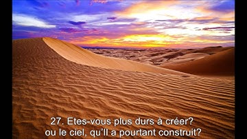 79.Sourate An-Naziat (Les Anges qui arrachent les âmes) Abdel Rahman Al 'Ossi  سورة النازعات