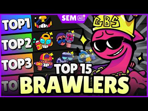 [NO ADS] Surge is the best! TOP 15 BEST BRAWLERS in BRAWL STARS! July 2026