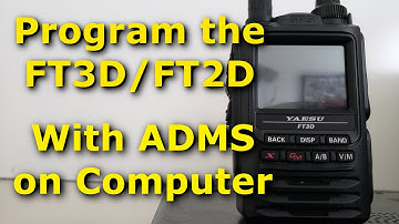 How to Program the FT3D or FT2D with ADMS on a Computer
