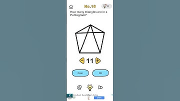How many triangles are in a pentagram? Level 3 Brain Out - Can You Pass It? I Vivek Playtime