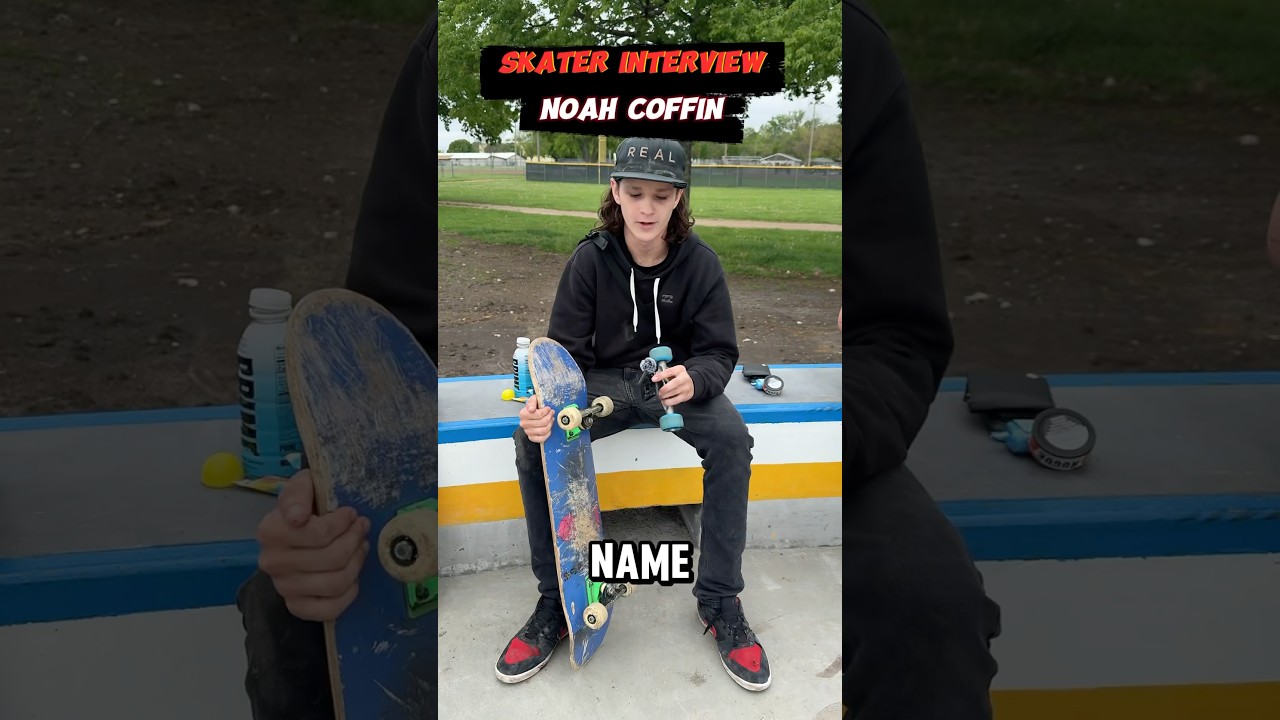 Interviewing local skaters