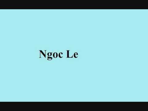 Ngoc Le Singing Viet Song