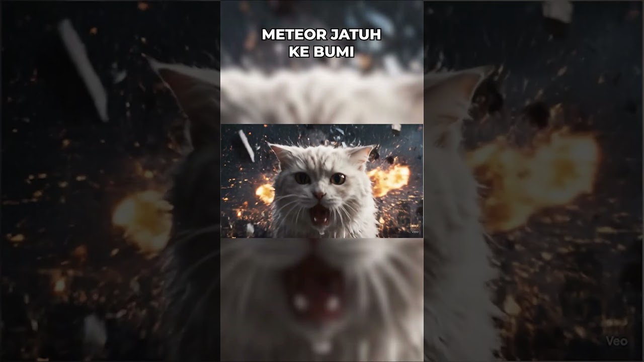 THE CAT, WHEN METEOR CRASH THE EARTH