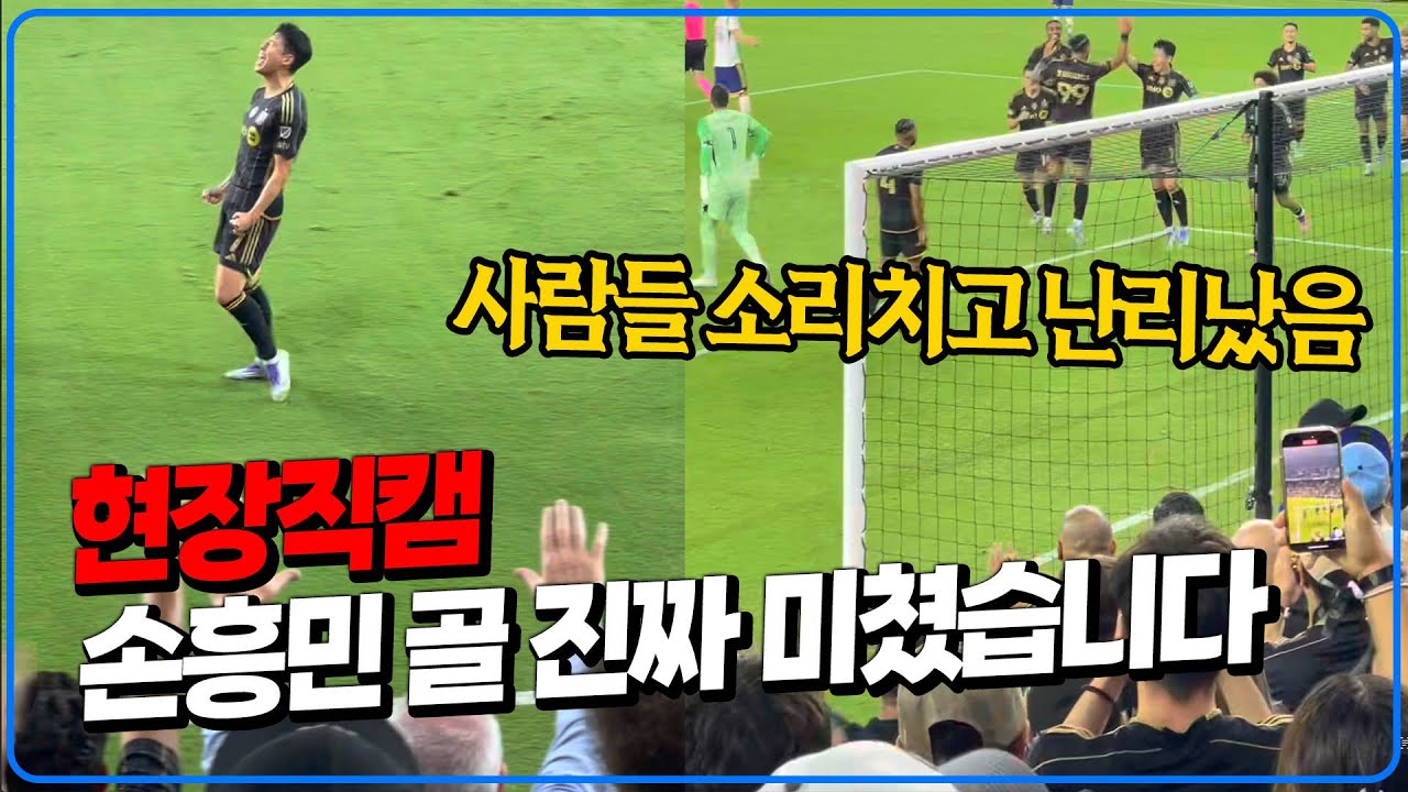 와 ㅁㅊ 소름!!! 현장에서 본 손흥민 골 진짜 미친 이유 말씀드리겠습니다 (현장직캠)