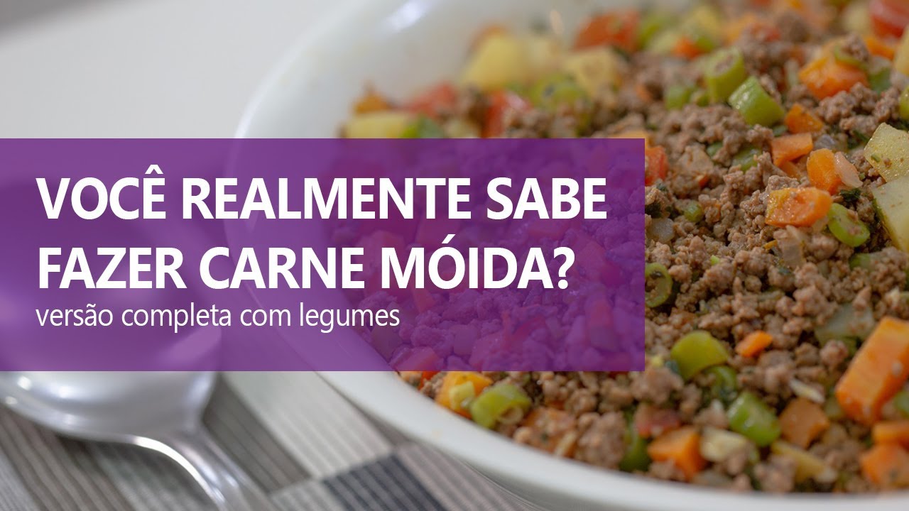 Você realmente sabe fazer Carne Moída?