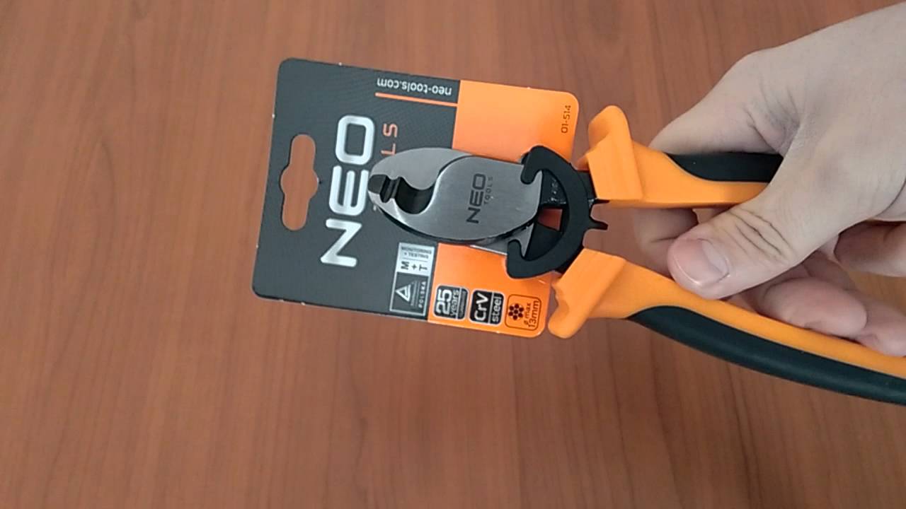 Кабелерез 01-514 Neo 200 мм для медных и алюминиевых кабелей