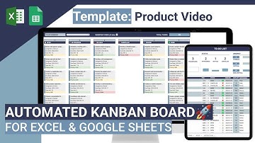 Task Management Mastery: Excel To-Do List Template with Automated Kanban Board | Product video