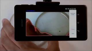 Soil aggregate stability app test: Unstable sample