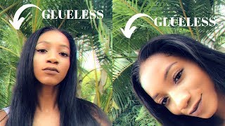 DIFFERENCE BETWEEN GLUE VS GLUELESS FRONTAL WIGS! Beginner Tips *Secrets no one tells you* | Annesha