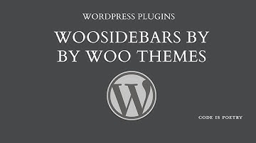 WordPress Plugins: WooSidebars by Woo Themes