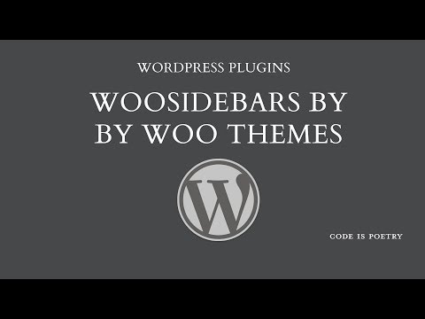 WordPress Plugins: WooSidebars by Woo Themes