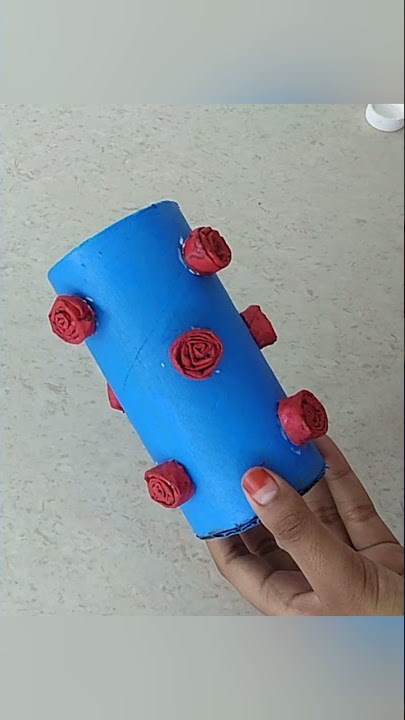 Flower vase making/Jihan's craft and nature