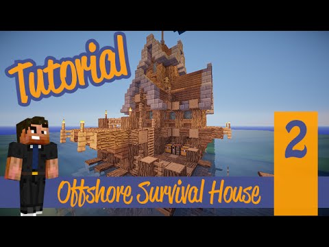 Minecraft Tutorial - Small Simple Survival Ocean Fishing 