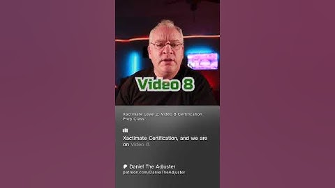 Xactimate Level 2-Video 8-Training Course Preview, Daniel the Adjuster #shorts
