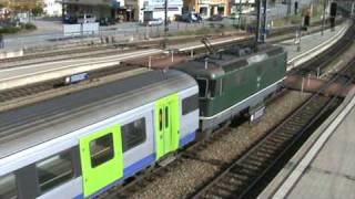 BLS Re 4/4 II '505' [grün] (SBB '11137') mit ex Swiss Express zug