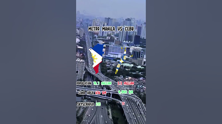 Metro Manila Vs cebu #history #geography #philippineshistory #map