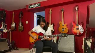 Valerie plays the chorus riff from “Sweet Child O’ Mine” by Guns N Roses !!