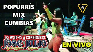 🎹JOSE JULIO Y SU ZARPAZO TROPICAL💥EN VIVO 2023 Mix y popurris de Cumbias🎵 con Teclados para bailar🎶