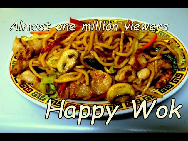 蠔油雞面 Stir Fry : Chicken Noodle in Oyster Sauce: Authentic Chinese Cooking | HAPPY WOK
