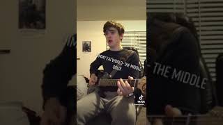 Guitar solo cover- Jimmy Eat World- The Middle