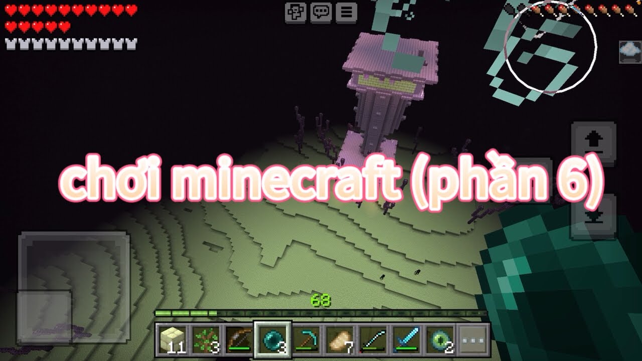 chơi minecraft (phần 6) lâu đài ở the end - YouTube