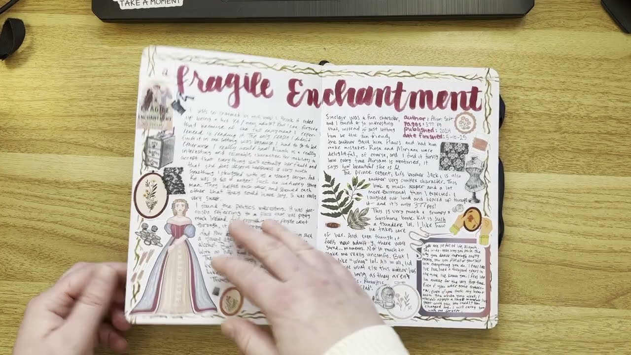 2025 January- June Completed Reading Journal Flipthrough