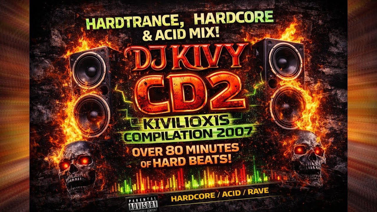 KIVY & CIRILIOX - KIVILIOXIS Compilation 2007 - CD2 - KIVY 🔊 181 BPM Hardtrance, Hardcore & Acid Set