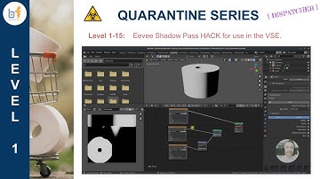 Eevee Shadow Pass HACK for use in the VSE  | Blender 2.82 Quarantine Series 1-15