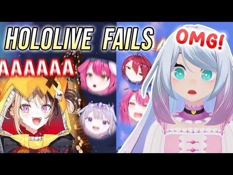 BEST HoloEN FALLING MOMENTS from the Minecraft server! Hayami reacts to Hololive