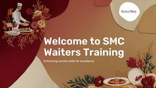 Spilled Milk Catering - Waiters Training 2026