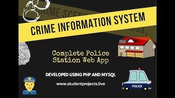 Online Crime Reporting System PHP MySQL Project