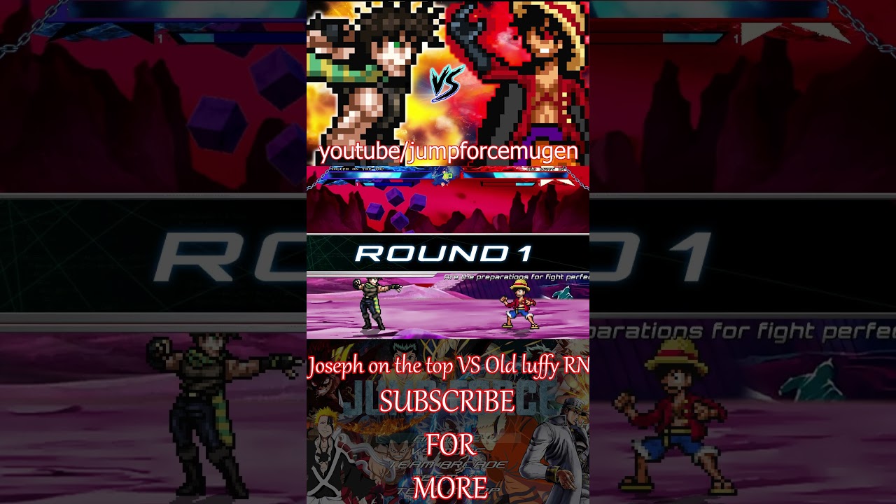 Joseph on the top VS Old luffy RN 