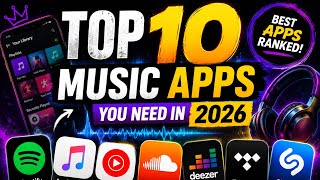     Top 10 Best Music Apps in 2026 🎧🔥
