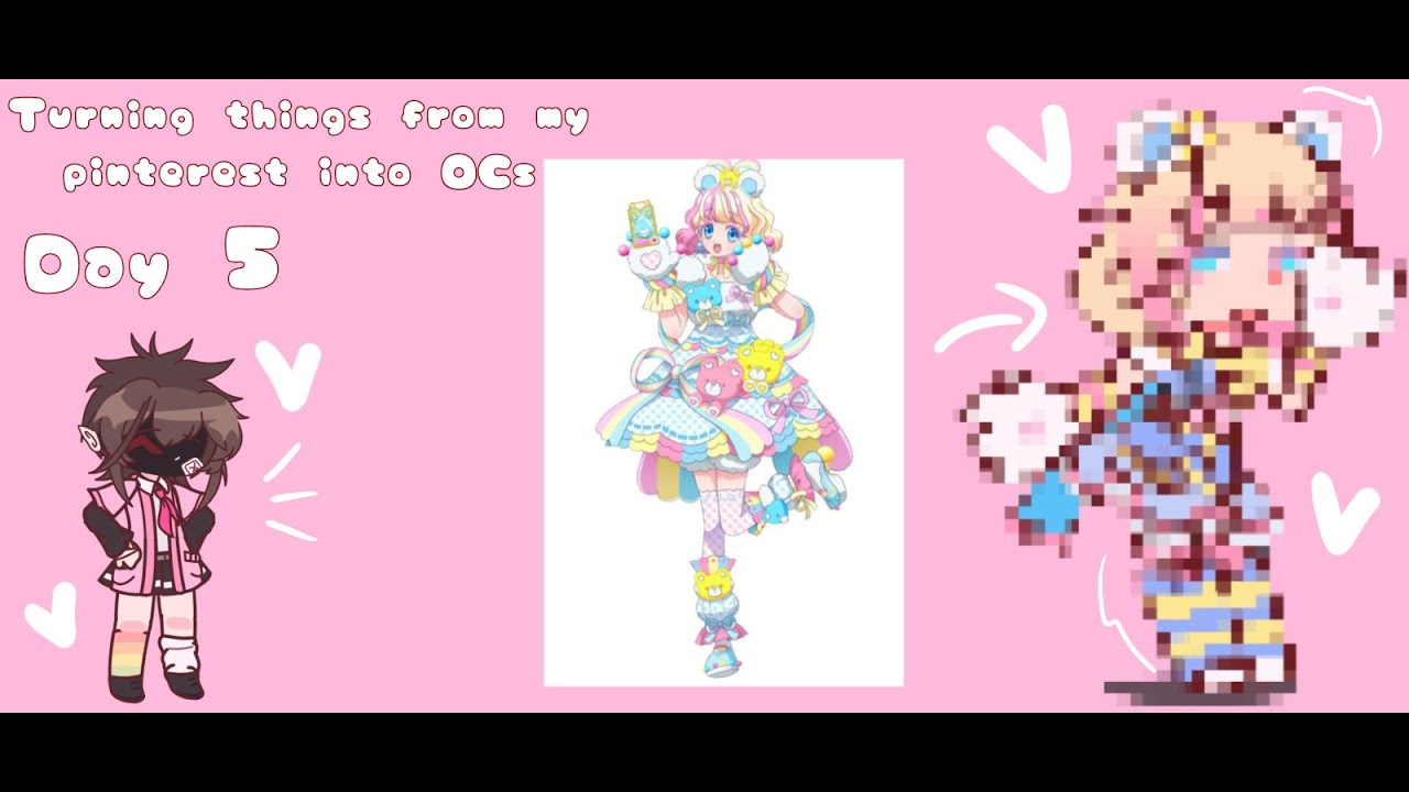 ||Day 5 of turning things from my pinterest into OCs|| - YouTube