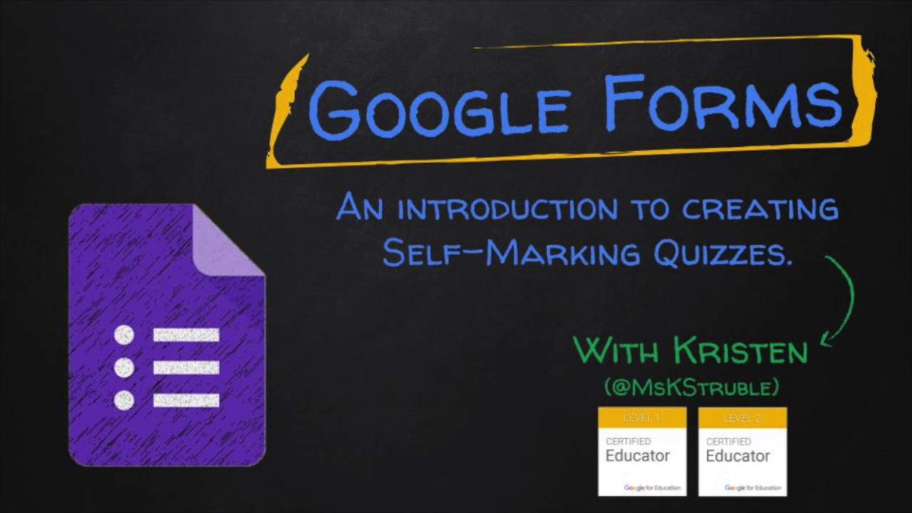 Google Forms - Quiz Basics - YouTube