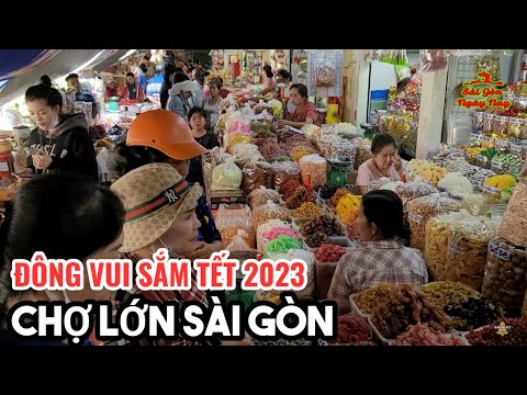 Video CHỢ LỚN SÀI GÒN đầy ắp HÀNG TẾT | Giá TÔM, KHÔ SẶC |... - youtube
