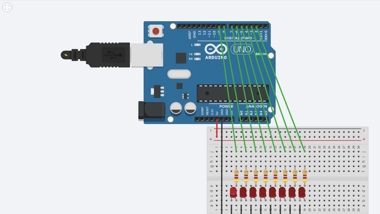 Arduino LED Run - YouTube