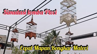 Simulasi Lomba Pleci agar Cepat Mapan Bongkar Materi || Terapi Pleci Koloni #simulasilombapleci