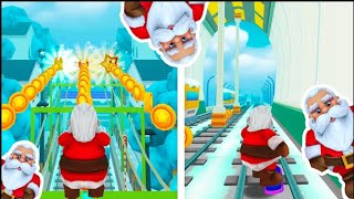 Subway Santa 🎅 - Subway Santa Endless Surf Run - Subway Run screenshot 1