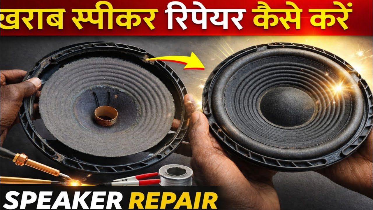 Speaker Rewinding & Cone Replacement