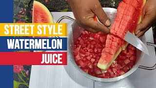 Summer Health Drinks | Refreshing Watermelon Juice Recipe | Pakistani Street Drinks