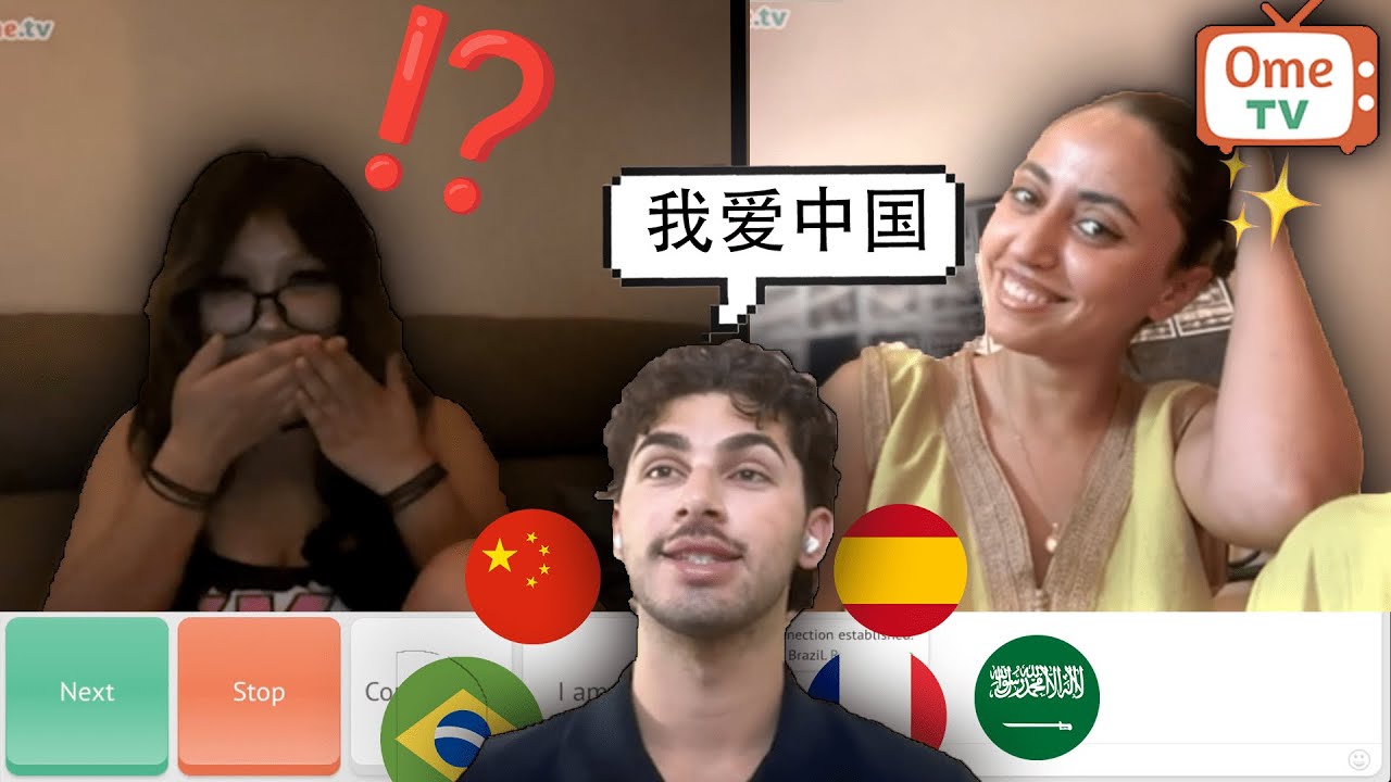 Их реакция, когда я заговорил на их языке в OmeTV 😱