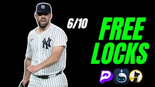 40-12 RUN, Best MLB Bets, Player Prop Picks, Parlays, Predictions FREE Today Wednesday June 10th