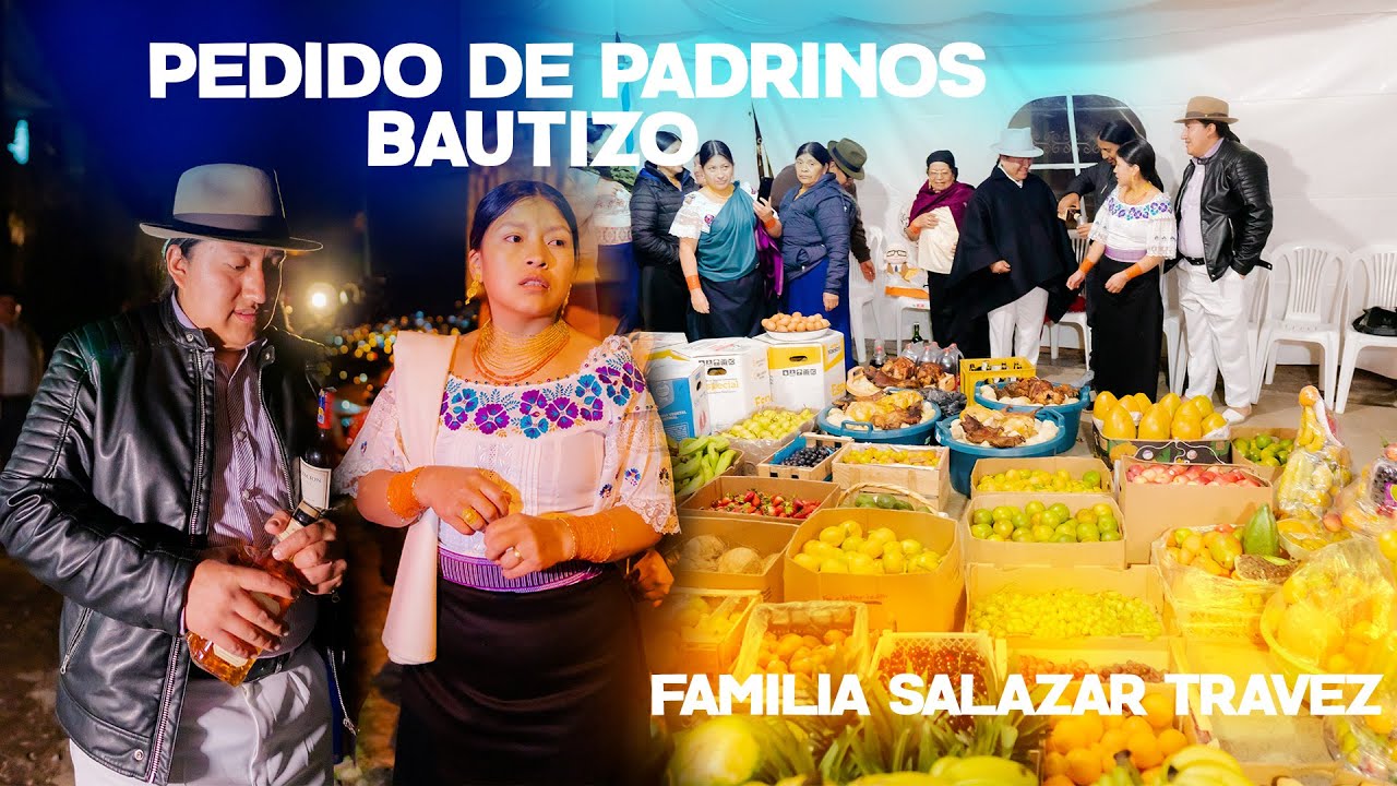 Pedido de Padrinos Bautizo - Familia Salazar Travez | 2024