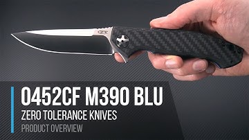 Zero Tolerance Sinkevich 0452CFM390BLU Limited Edition Flipper Overview